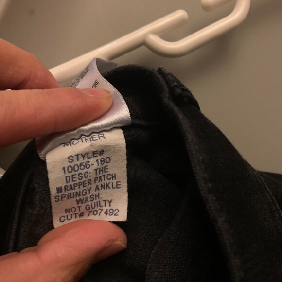 Mother The Wrapper Patch Springy Not Guilty Ankle Jean Women's 28 - Picture 6 of 7